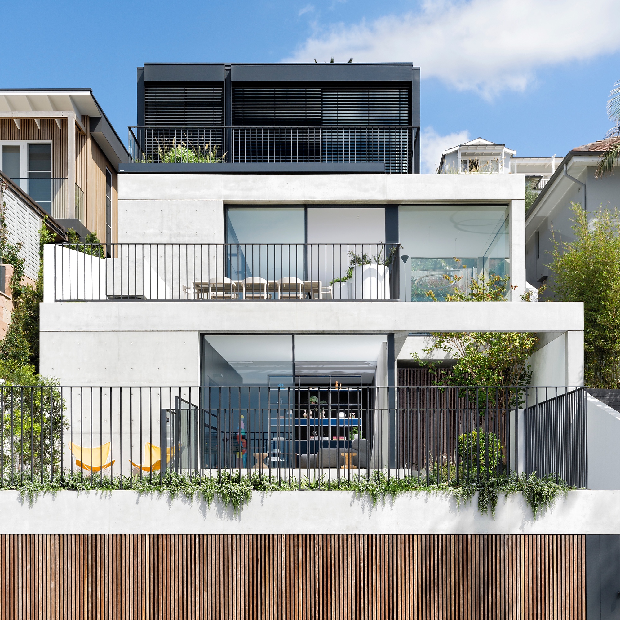 Interior photograph of Bronte Terraced House by Justin Alexander